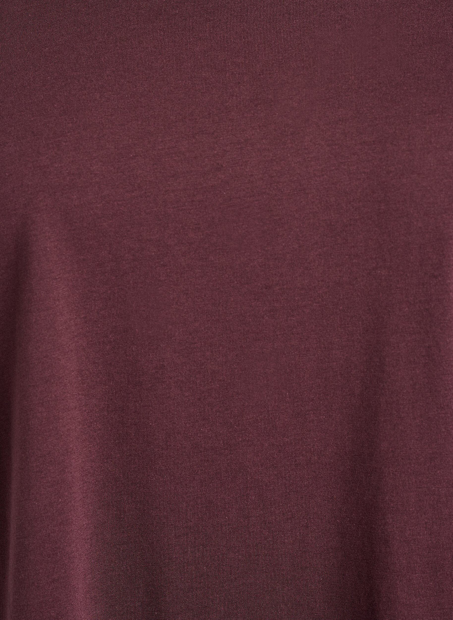 ZizziT-shirt &agrave; manches courtes en m&eacute;lange de coton, Bordeaux fonc&eacute;, Packshot image number 2