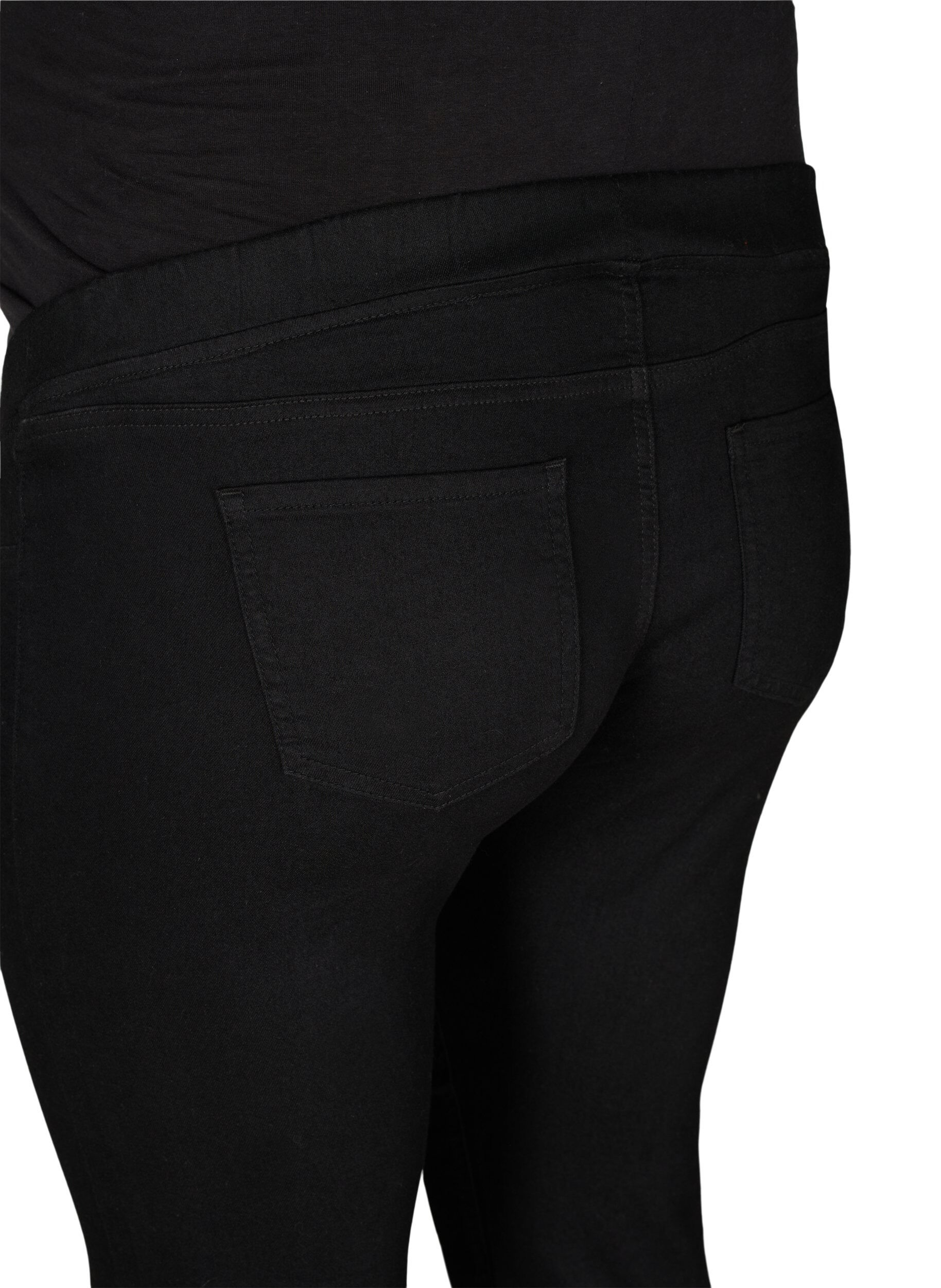 Zizzi Jegging de grossesse avec poches arri&egrave;re, Black, Packshot image number 3