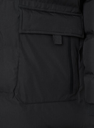 Doudoune avec capuche et poches, Black, Packshot image number 3