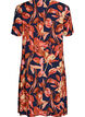 Robe &eacute;vas&eacute;e en viscose, Orange, Packshot image number 1