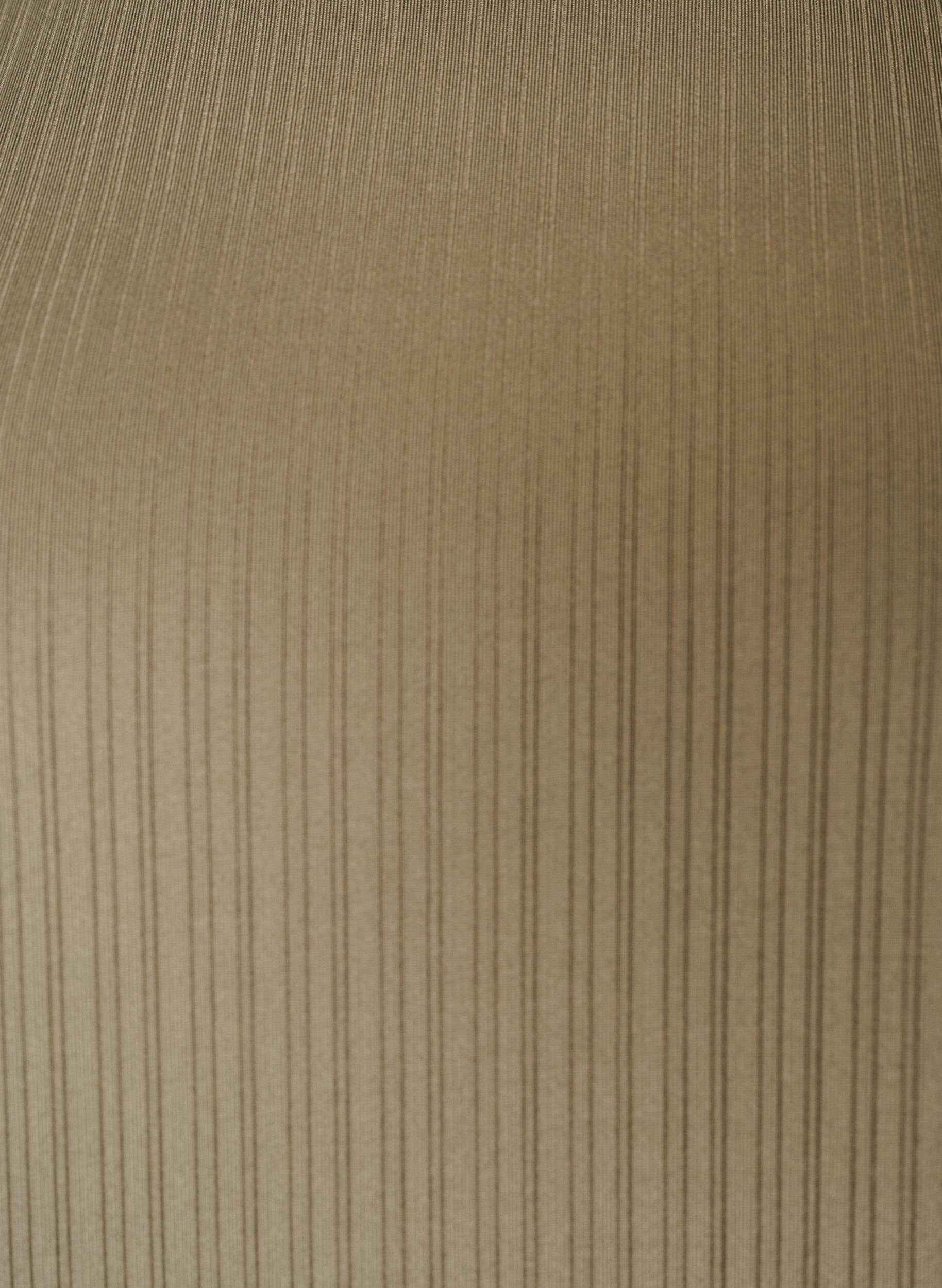 ZizziBlouse en jersey avec rayures textur&eacute;es et ourlet smock&eacute;, Marron, Packshot image number 2