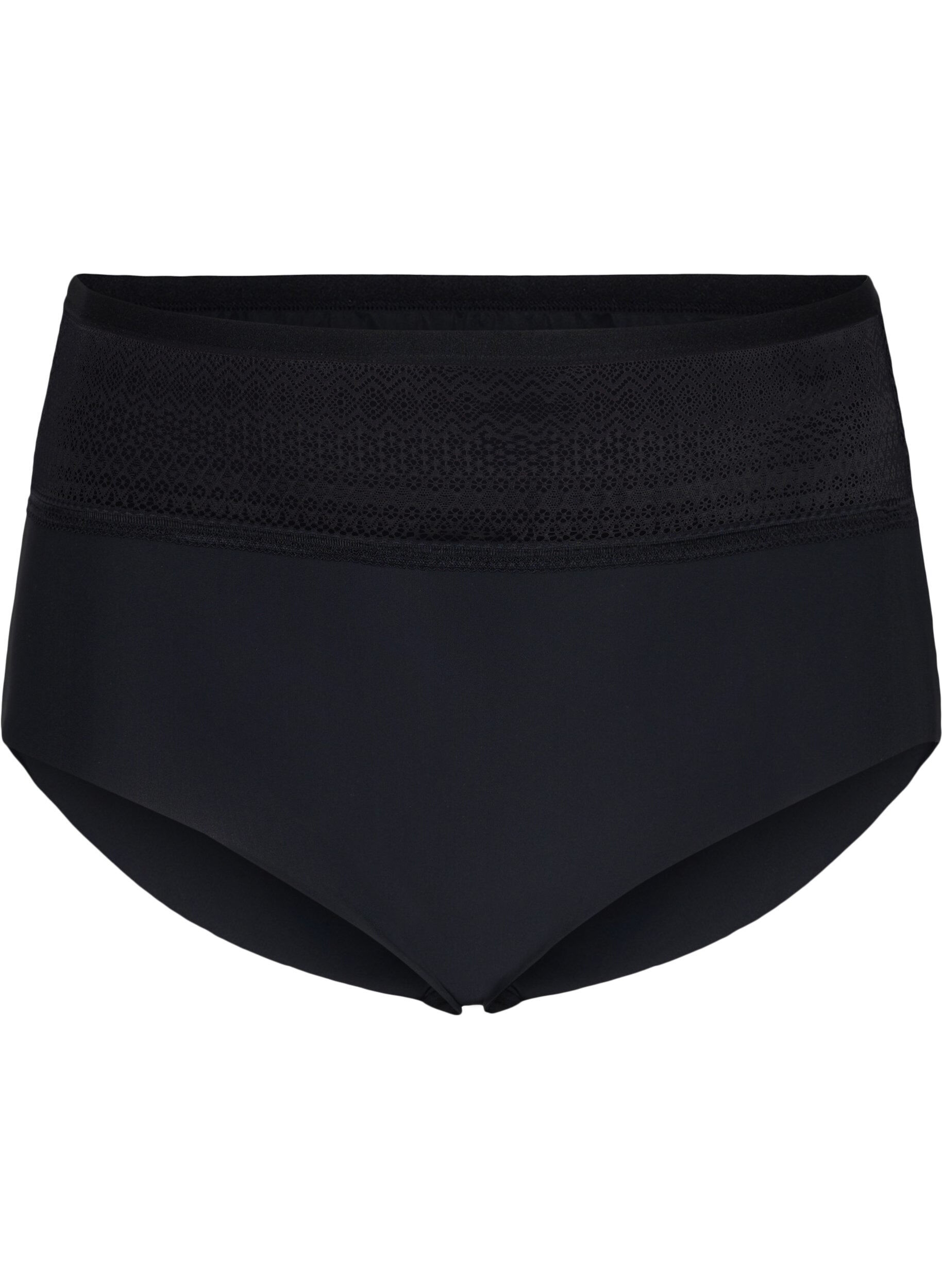 Zizzi Culotte avec taille extra haute, Black, Packshot image number 0