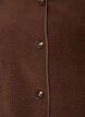 Veste teddy &agrave; col rond boutonn&eacute;e, Marron, Packshot image number 2