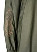 Chemise en viscose avec manches brod&eacute;es, Vert, Packshot image number 3