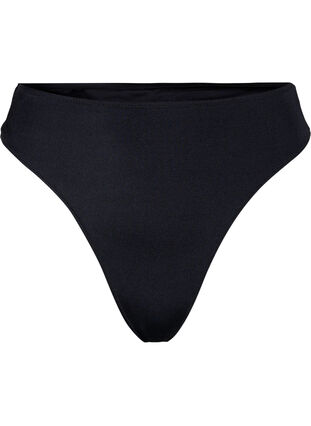 String bikini à taille normale, Black, Packshot image number 0