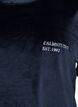 Blouse en velours avec texte brod&eacute;, Bleu, Packshot image number 2