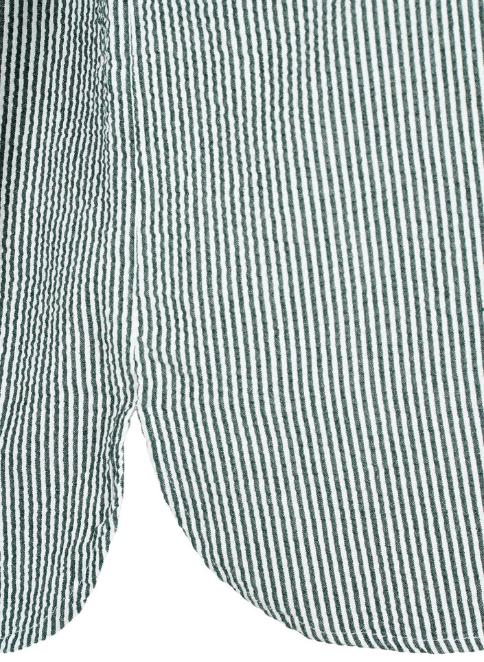 Chemise &agrave; manches courtes en coton &agrave; rayures, Scarab Stripe, Packshot image number 3