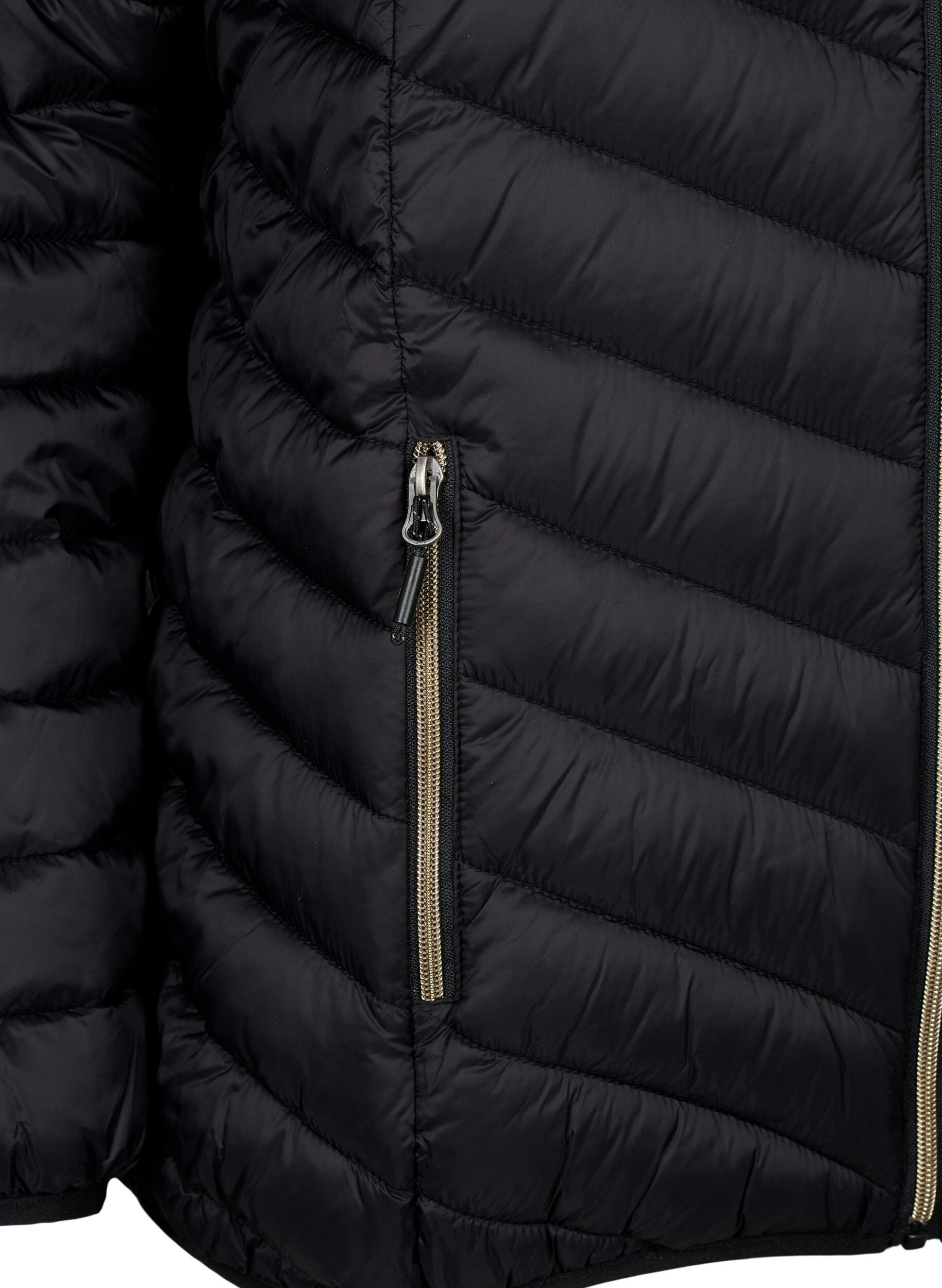 ZizziDoudoune l&eacute;g&egrave;re matelass&eacute;e &agrave; capuche, Noir, Packshot image number 2