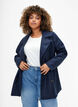 Trench court avec ceinture, Bleu, Model image number 0