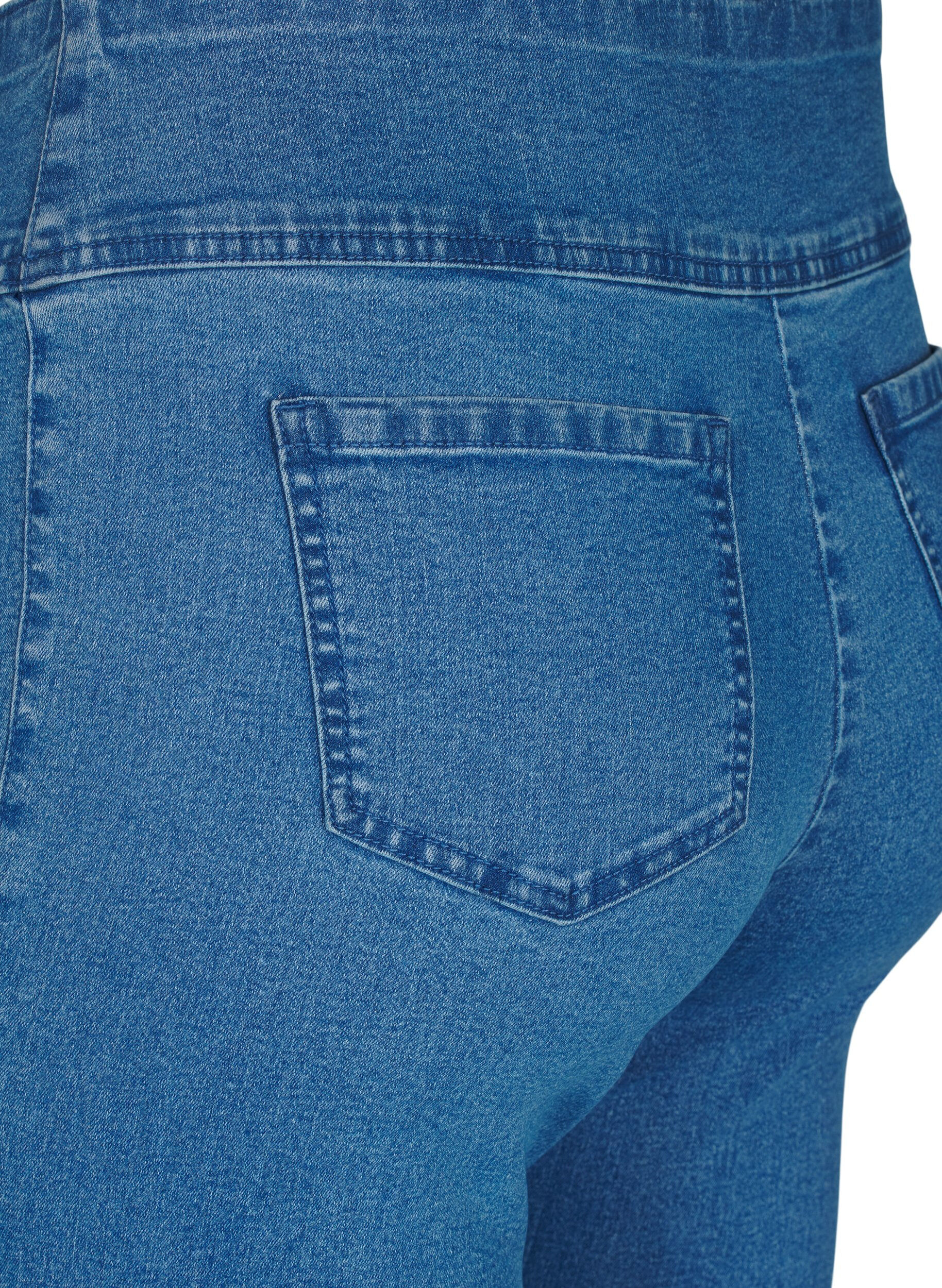 ZizziJeggings extensibles avec une taille haute, Bleu Clair, Packshot image number 3