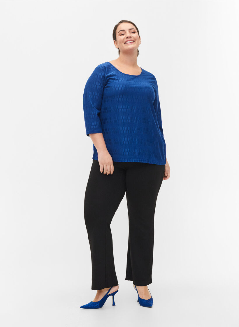 Blouse à motifs à manches 3/4, Surf the web, Model image number 2