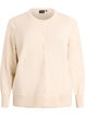 Cardigan en maille fine avec col rond, Beige, Packshot image number 0