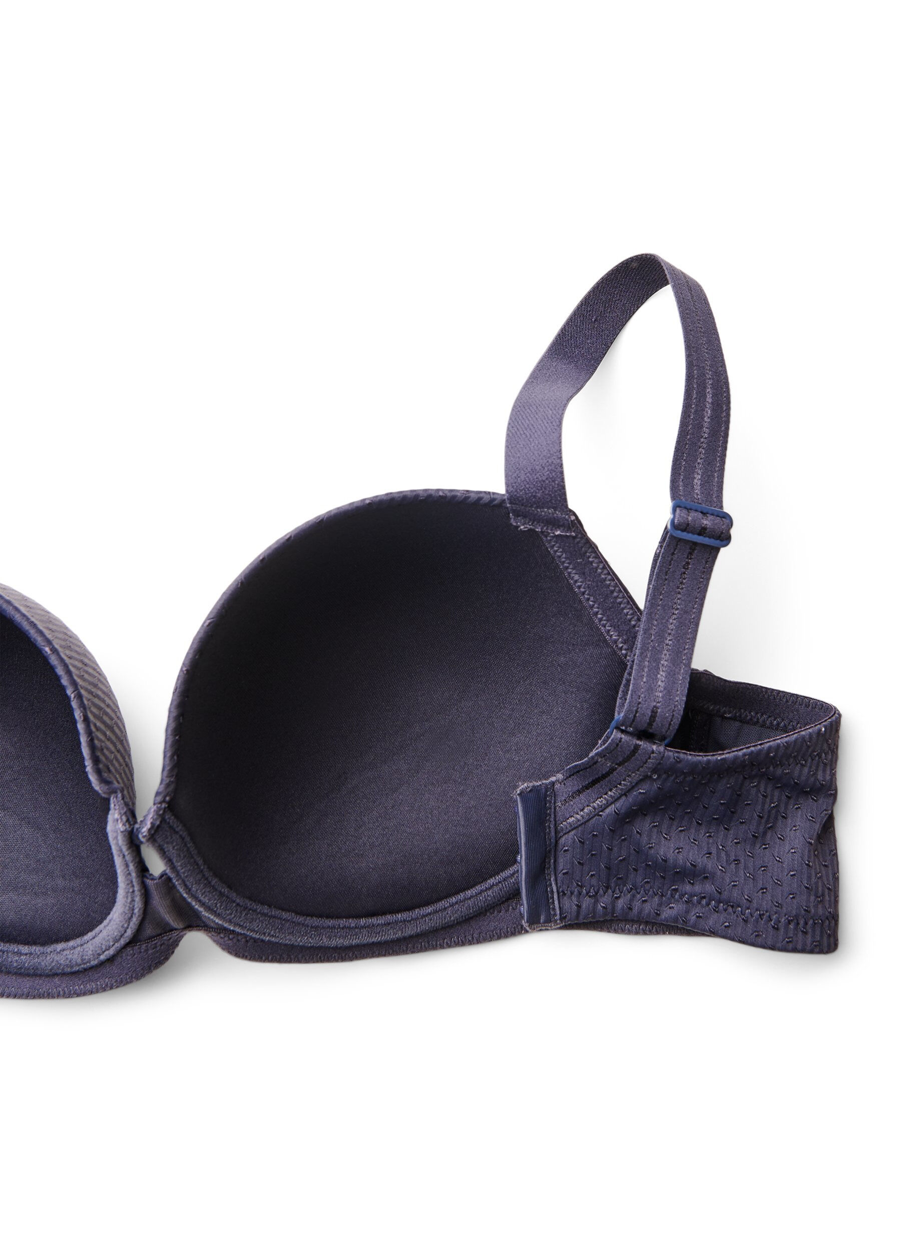 Zizzi Soutien-gorge moul&eacute; &agrave; armatures avec motif, Bleu, Packshot image number 3