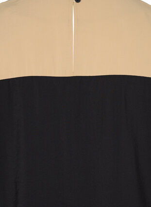 Chemise de nuit en viscose et à carreaux de couleur, Black Comb, Packshot image number 3