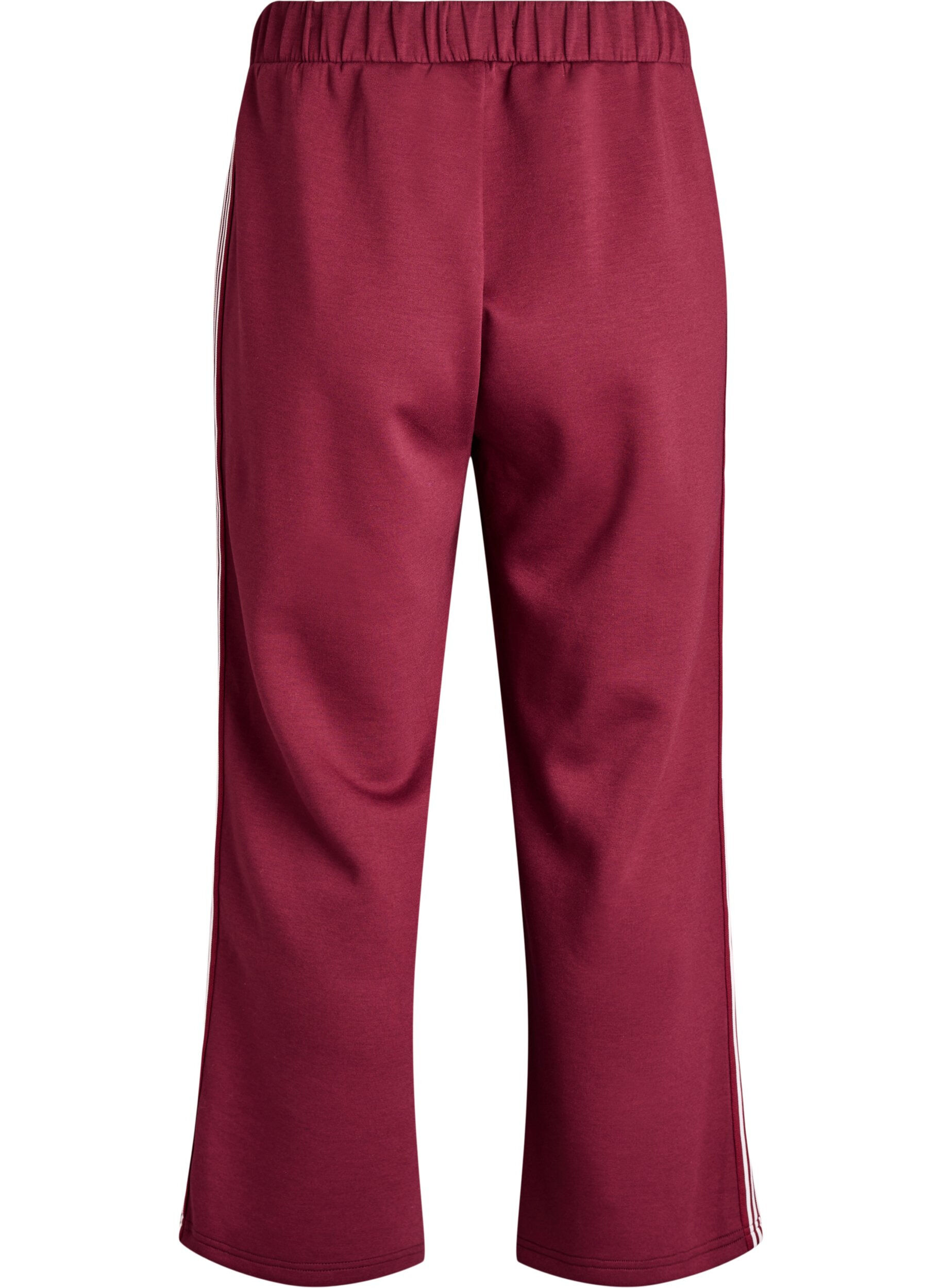 Zizzi Pantalon avec bandes lat&eacute;rales, Bordeaux, Packshot image number 1