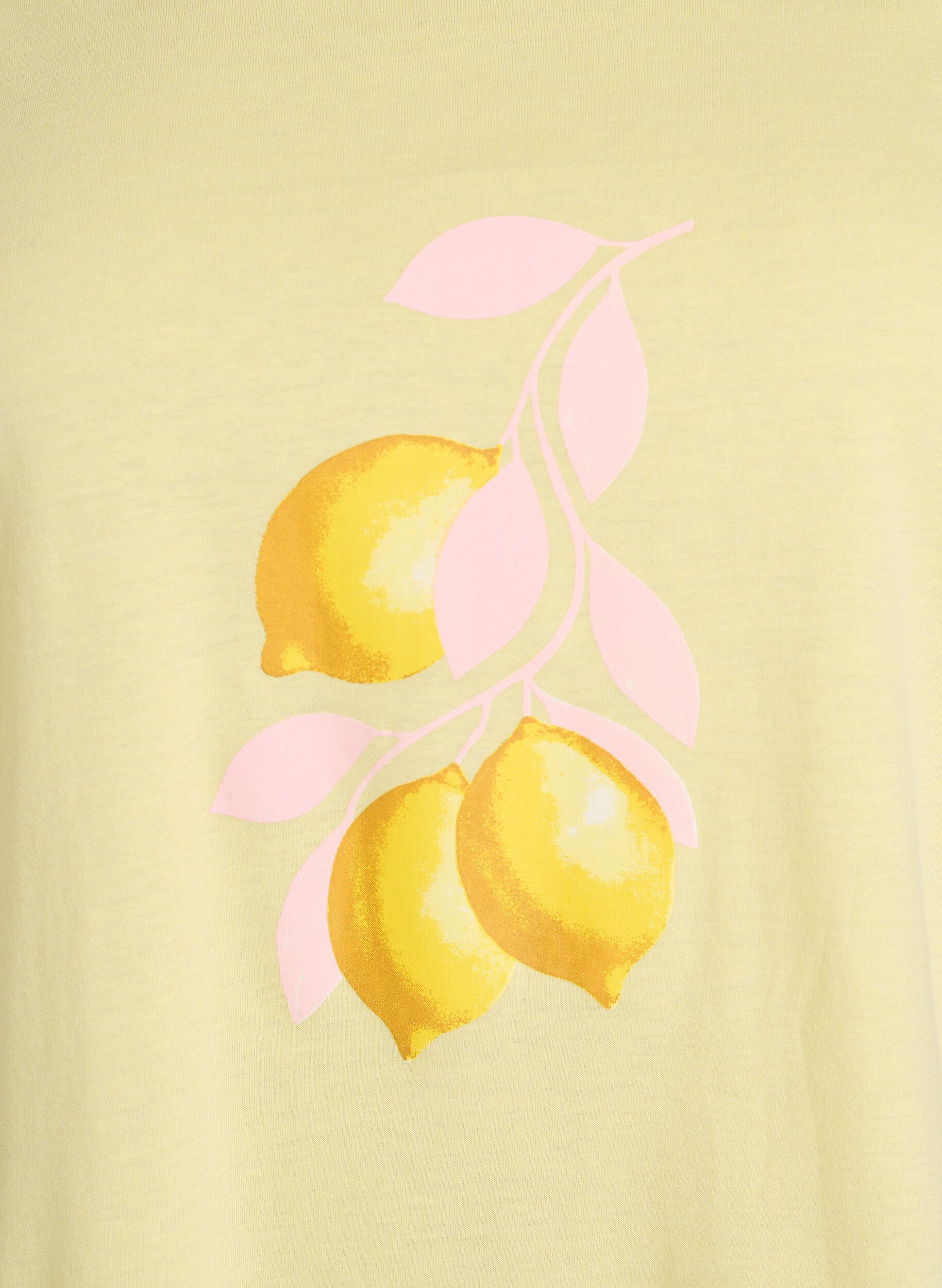 ZizziT-shirt imprim&eacute;, Jaune, Packshot image number 2