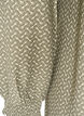 Robe imprim&eacute;e en viscose &agrave; manches longues, Vert Kaki, Packshot image number 3