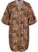 Kimono en viscose avec manches 3/4, Marron, Packshot image number 0