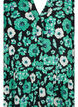 Tunique &agrave; fleurs en viscose, Green Flower AOP, Packshot image number 2