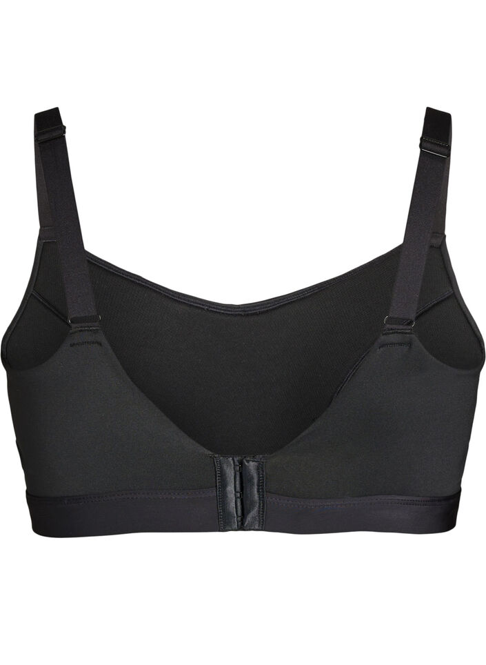 Brassi&egrave;re de sport l&eacute;g&egrave;rement rembourr&eacute;e, Noir, Packshot image number 1