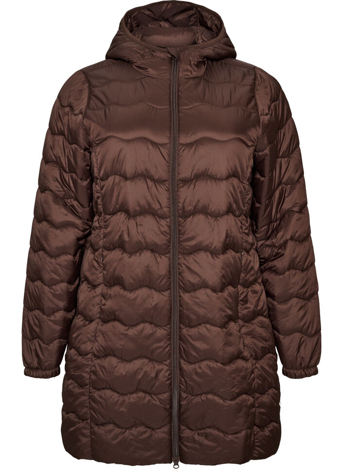 Veste matelass&eacute;e, Marron, Packshot image number 0
