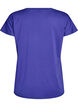 T-shirt d&rsquo;entra&icirc;nement ample avec col en V, Violet, Packshot image number 1