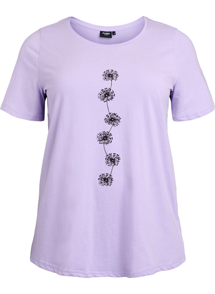 FLASH – T-shirt avec motif, Violet, Packshot image number 0