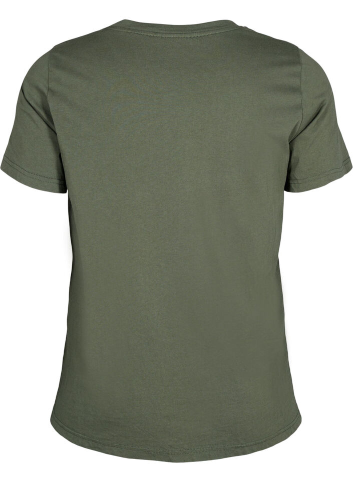 T-shirt à motif, Thyme w. Kind People, Packshot image number 1