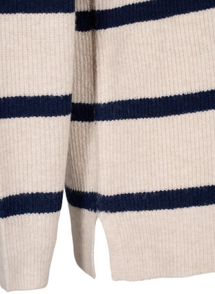 Pull en tricot côtelé à rayures, P.Stone/Navy.B.Mel., Packshot image number 3