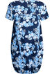 Robe en coton &agrave; manches courtes avec imprim&eacute;, Bleu, Packshot image number 1