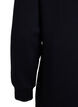 Robe sweat-shirt courte à col montant, Noir, Packshot image number 3