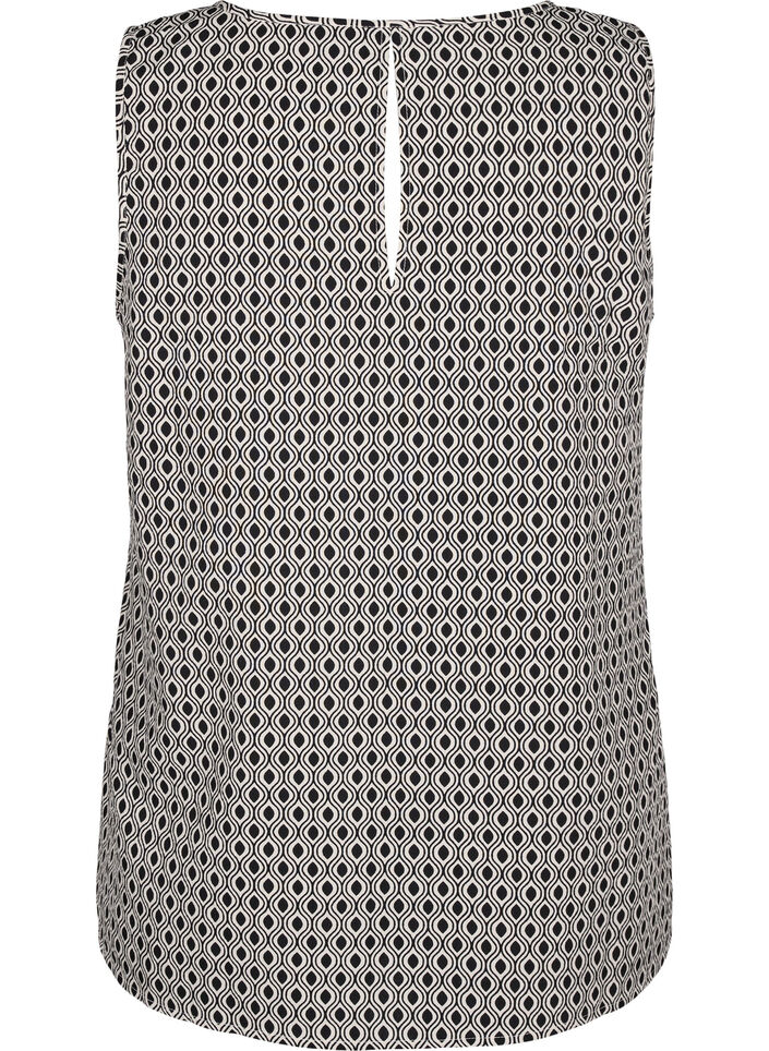 FLASH - Haut sans manches avec imprimé, Noir, Packshot image number 1