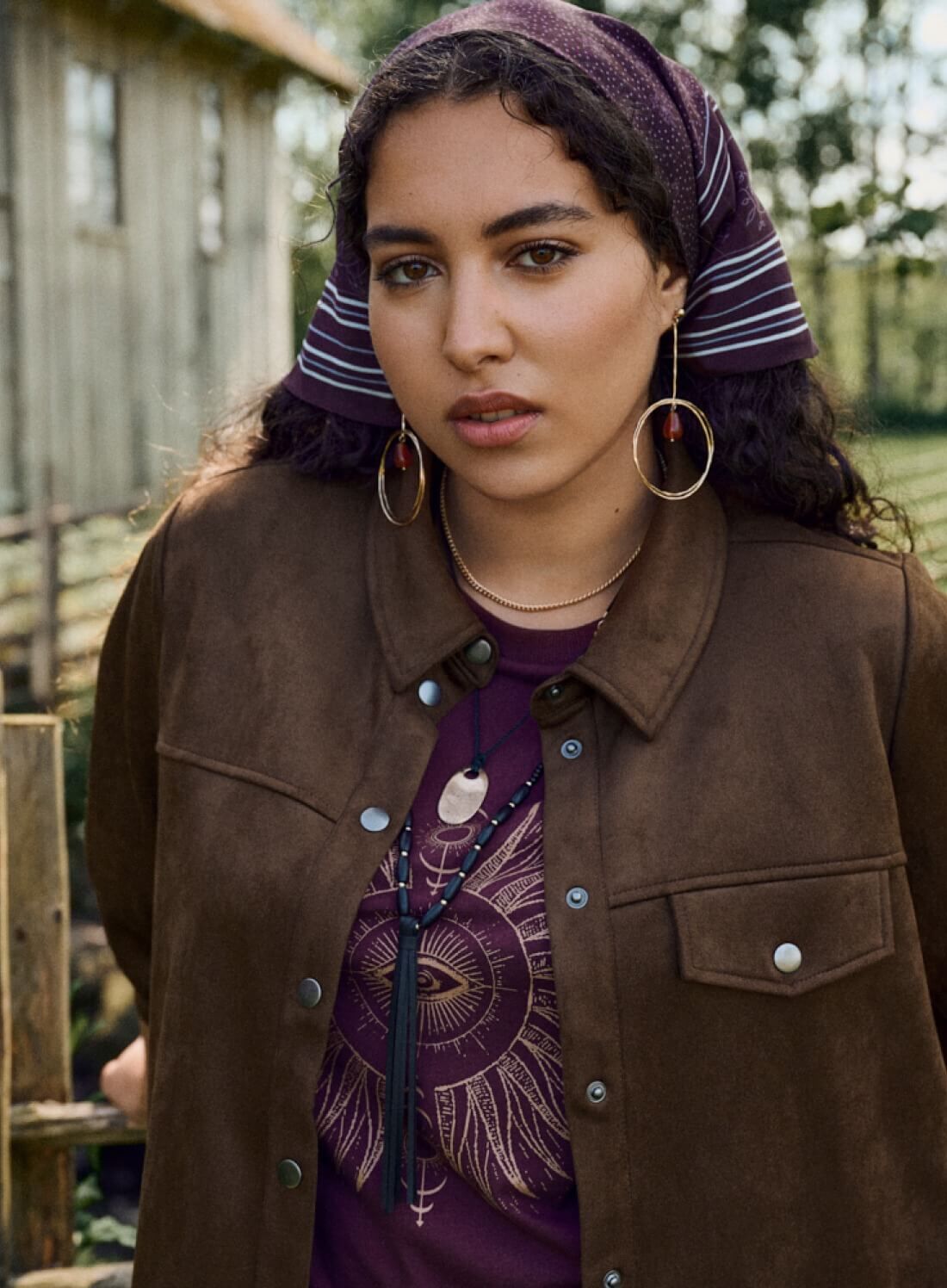 Zizzi Ensemble assorti en marron, , Model