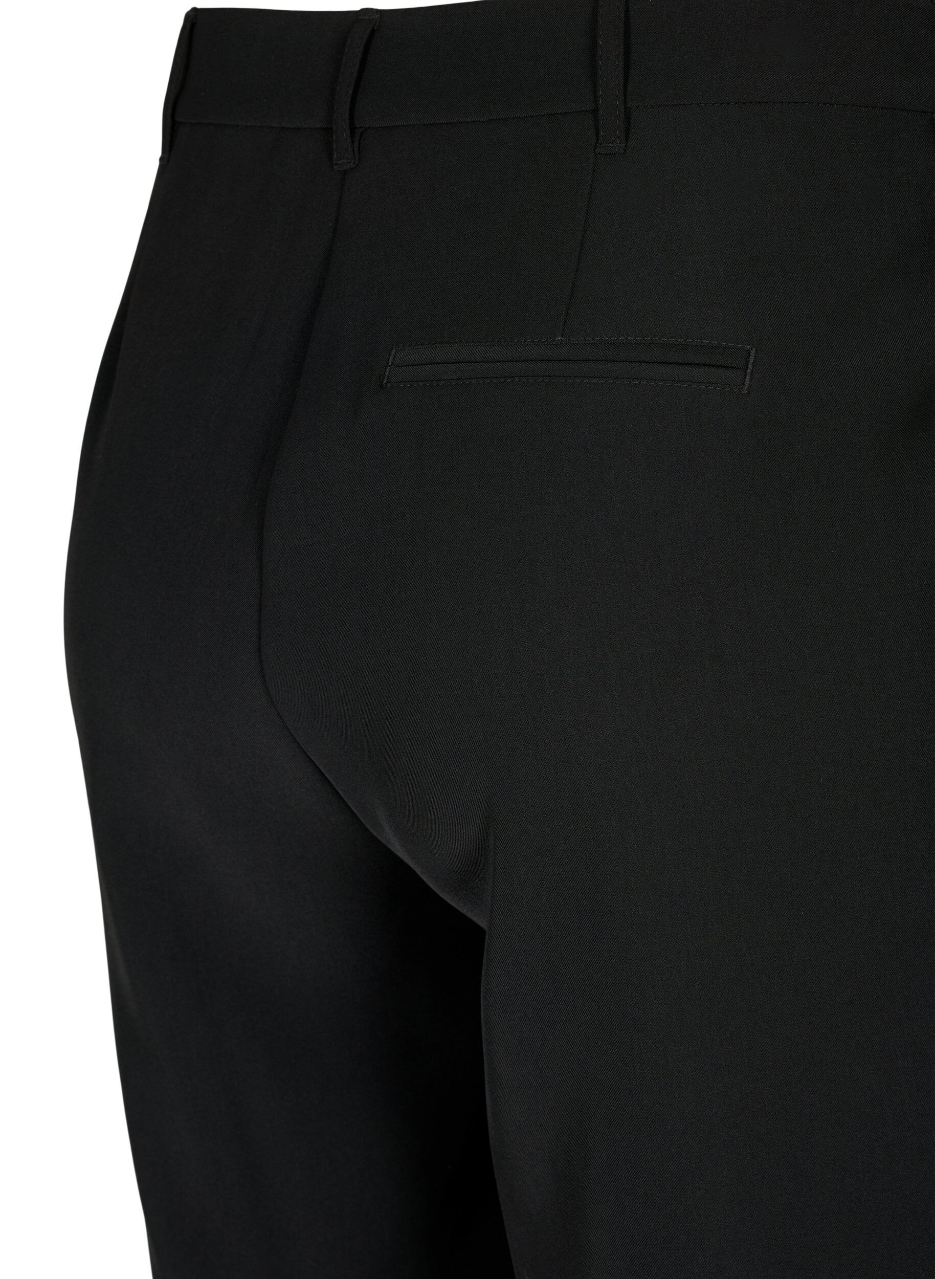 Zizzi Bermuda taille haute, Black, Packshot image number 3