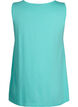 Top avec forme en A et col rond, Turquoise, Packshot image number 1