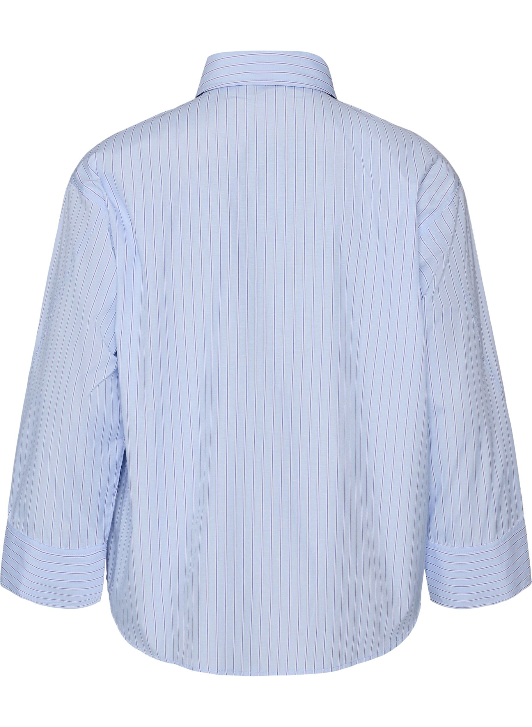 ZizziChemise ample avec lien &agrave; nouer, Bleu Clair, Packshot image number 1