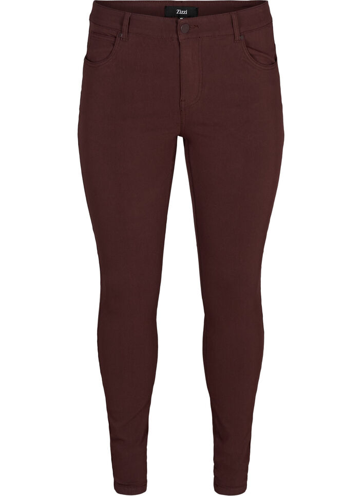 Pantalon, Bordeaux fonc&eacute;, Packshot image number 0