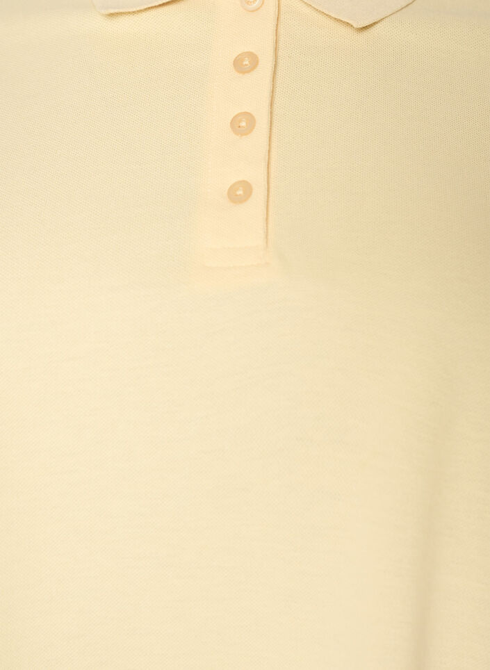 Polo &agrave; manches courtes, Jaune clair, Packshot image number 2