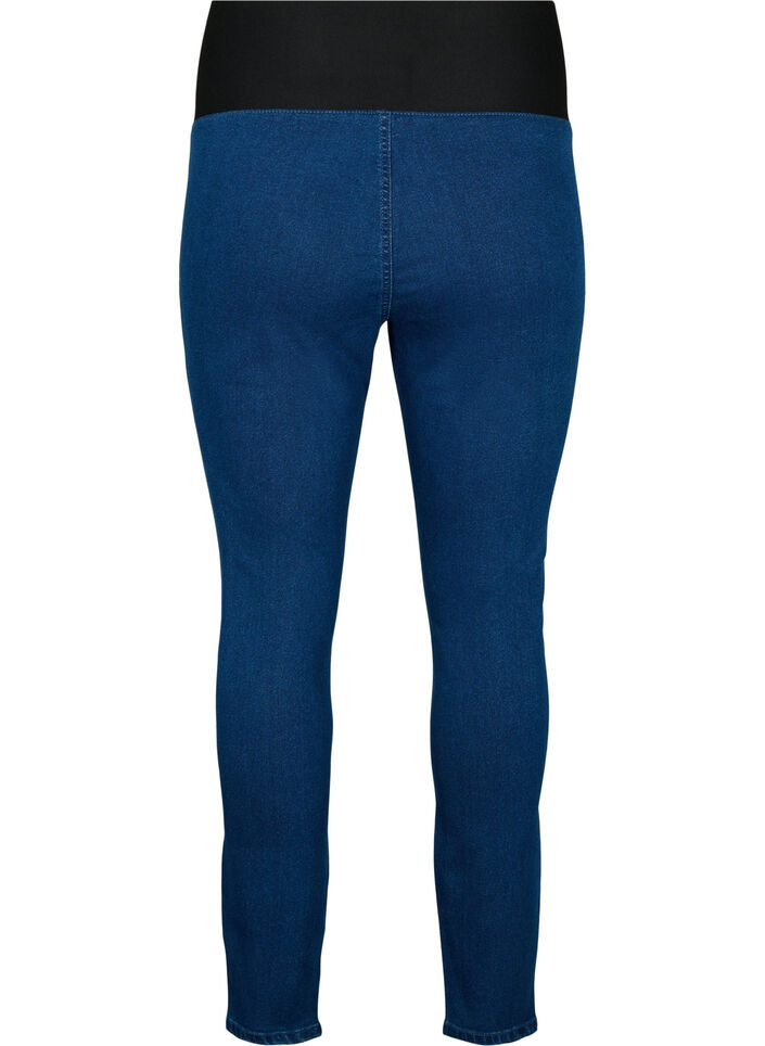 FLASH - Jeggings avec large ceinture élastique, Bleu, Packshot image number 1