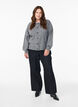 Cardigan en tricot c&ocirc;tel&eacute; avec boutons, Gris, Model image number 1