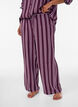 Bas de pyjama ample &agrave; rayures, Bordeaux fonc&eacute;, Model image number 0