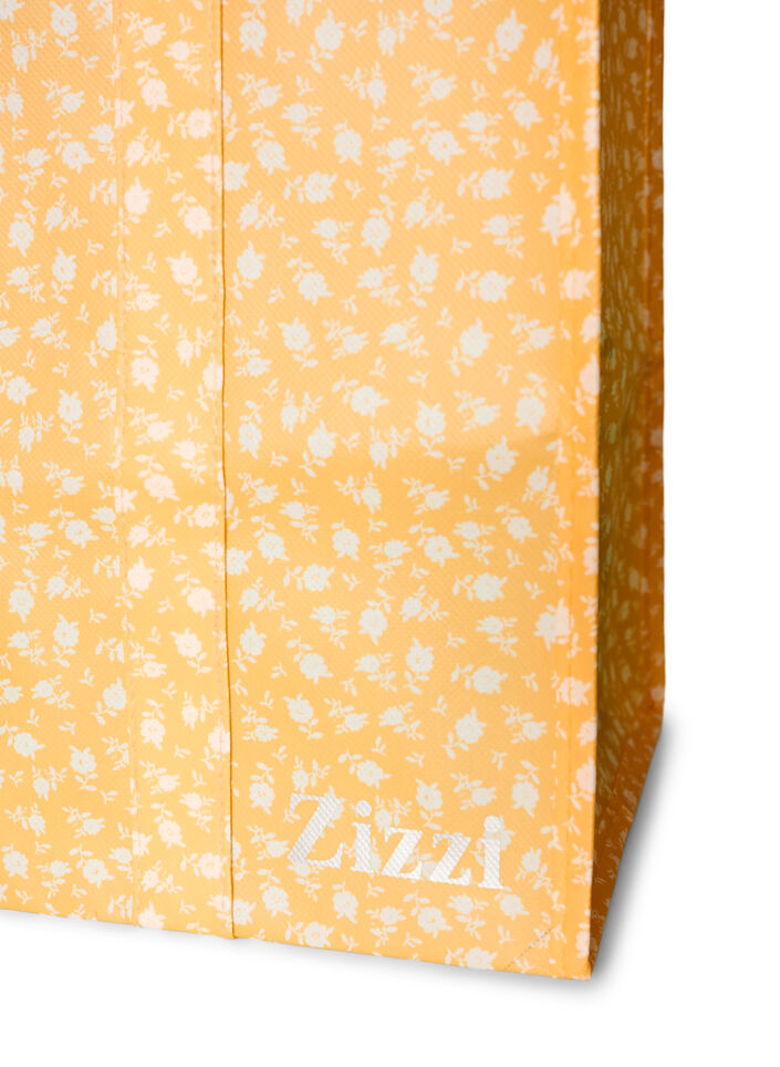 Sac de magasinage avec fermeture &eacute;clair, Orange clair, Packshot image number 2