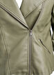 Veste biker en similicuir, Vert fonc&eacute;, Packshot image number 2
