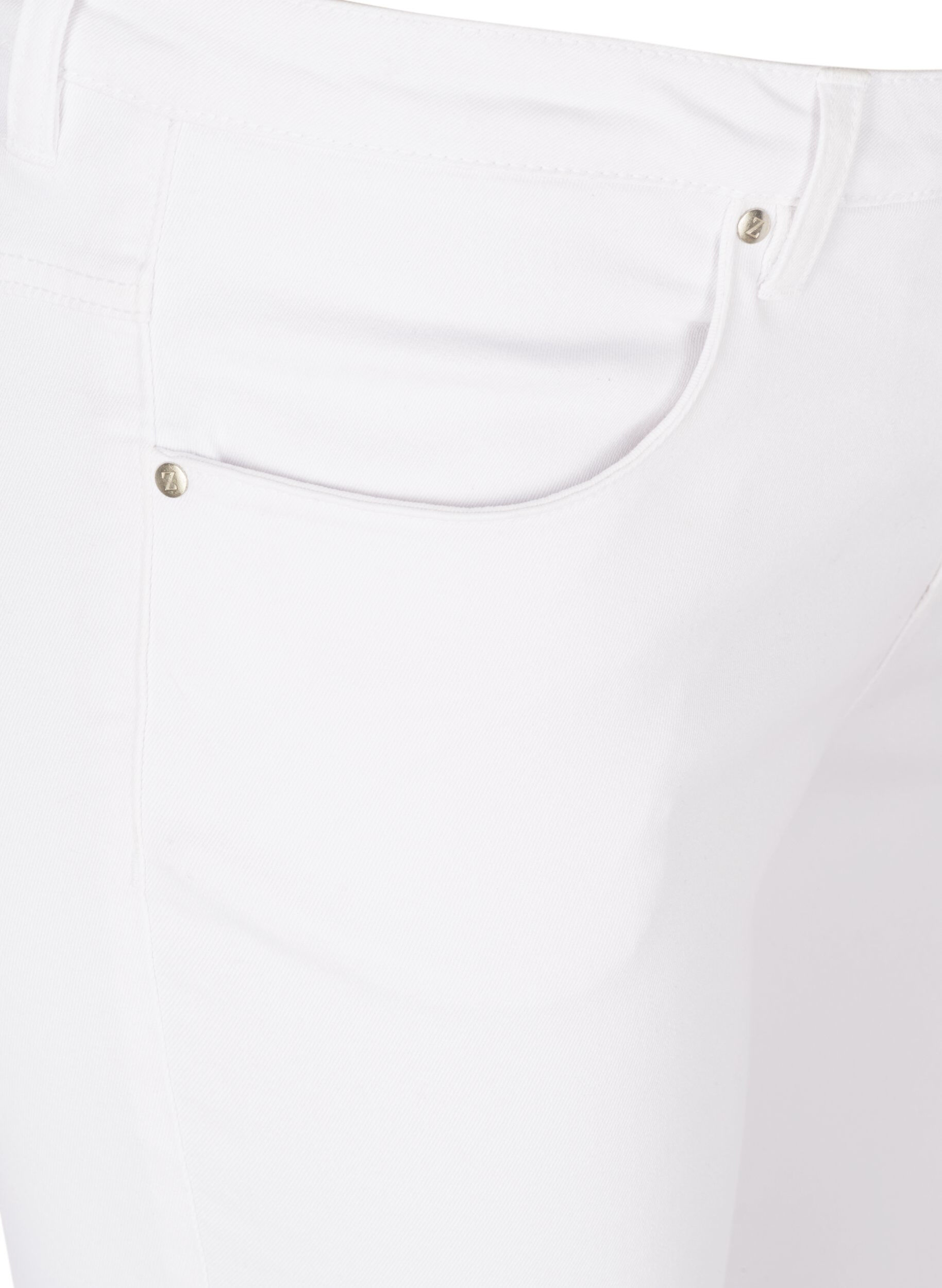 ZizziJean Amy super slim &agrave; taille haute, White, Packshot image number 2