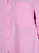 Chemise en lin et viscose avec manches 3/4, Rose, Packshot image number 2
