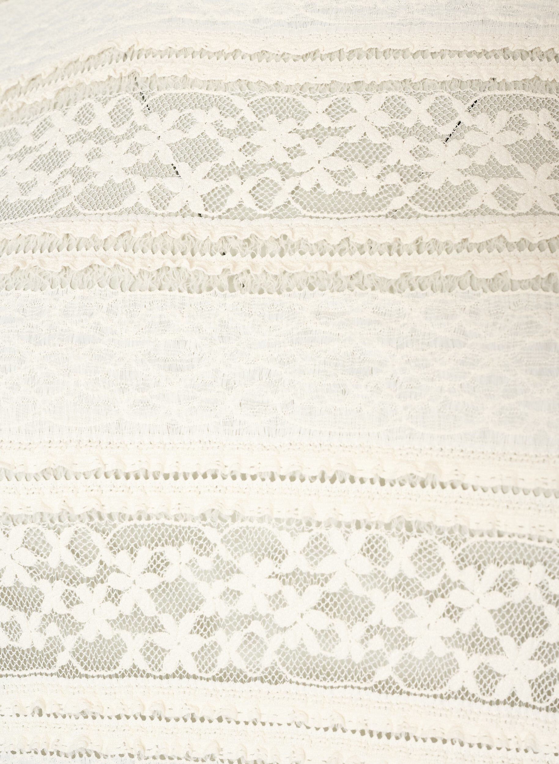 ZizziBlouse en dentelle avec manches longues, Vanille, Packshot image number 2