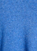 Blouse en maille &agrave; col V et manches raglan, Bleu, Packshot image number 2