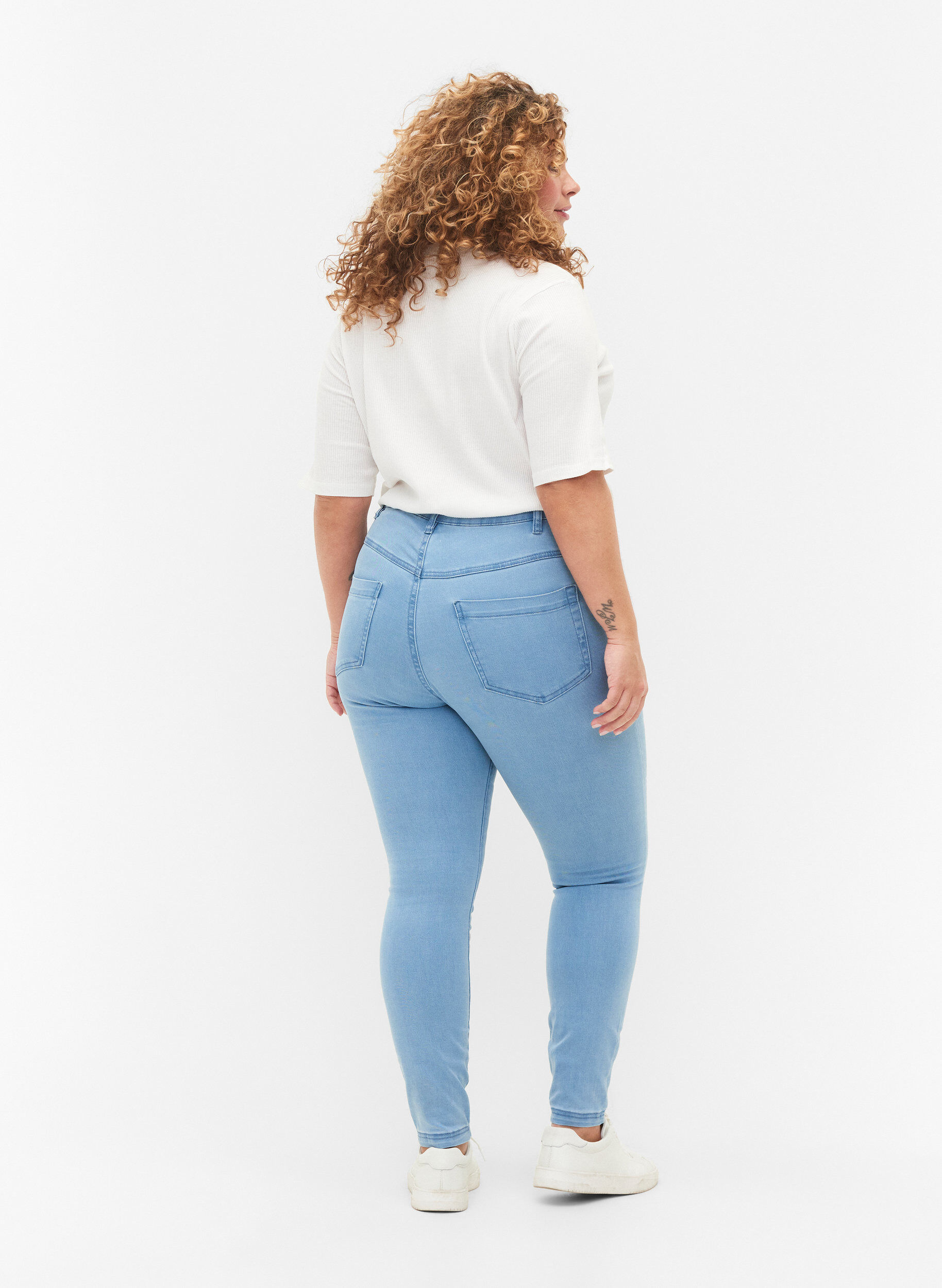ZizziJean Amy super slim &agrave; taille haute, Ex Lt Blue, Model image number 1