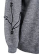 Pull brod&eacute; de perles, Gris, Packshot image number 3