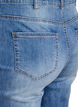 Jean 7/8 retrouss&eacute; et taille haute, Bleu, Packshot image number 3